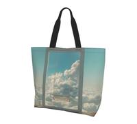 WZYCWB Swaying in the clouds Printed Tote Bag - Shoulder Bag - Suitable for Travel, Yoga, Beach, Commute, Shopping - Gift for Men and Women
