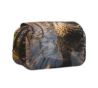 WZYCWB Swimming Mallard Ducks Portable Pencil Case ideal for organizing pens in the office or storing makeup brushes