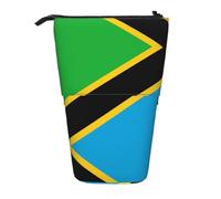 WZYCWB Tanzania Flag Printed Retractable Pen Holder for Dorm or Office use.