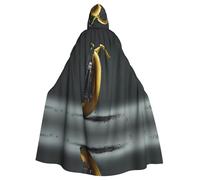 WZYCWB Technological banana Patterned Hooded Cape - Ideal Costume for Carnival/Festival Party Cosplay
