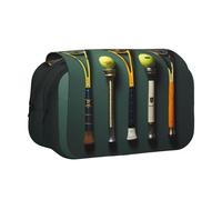 WZYCWB Tennis balls and rackets Patterned Portable Pencil Case ideal for organizing pens in the office or storing makeup brushes