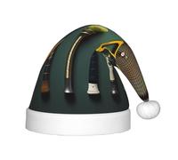 WZYCWB Tennis balls and rackets Print Christmas Party Hat, Children's Class Activity Gift, Christmas Holiday Decoration Prop