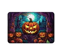 WZYCWB Terror Pumpkin Printed indoor doormat suitable for front door, back door, patio and bathroom etc.