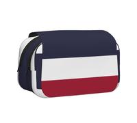 WZYCWB Thailand Flag Patterned Portable Pencil Case ideal for organizing pens in the office or storing makeup brushes