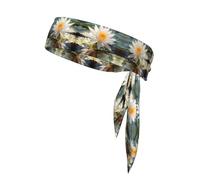 WZYCWB Thailand's national flower Pattern sports headband for badminton, mountain climbing and cycling sweat-absorbing headband