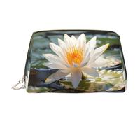 WZYCWB Thailand's National Flower Patterned Leather Cosmetic Bag - Perfect for Carry-On or Home Organization