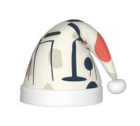 WZYCWB The beauty of circles Patterns Fun Christmas Party Hat, Class Party Activity Holiday Christmas Decoration Hat