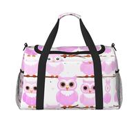 WZYCWB The Deep Ocean Handheld travel bag weekend bag fitness yoga bag suitable for fitness and other scenarios, Cute Owl, One Size