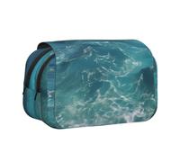 WZYCWB The Deep Ocean Portable Pencil Case ideal for organizing pens in the office or storing makeup brushes