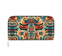 WZYCWB The Devil's Eye. Leather clutch bags zipper wallets and card holders are perfect for travel or daily use, Symbolic Figurine, One Size