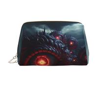 WZYCWB The Devil's Eye. Printed Leather Cosmetic Bag - Stylish and Portable Cosmetic Storage Bag