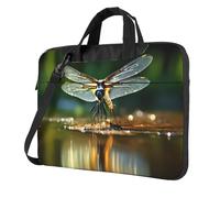 WZYCWB The Dragonfly Flies 13 inch Print Laptop Crossbody Bag/Briefcase, Suitable for Daily Office Use and Business Travel