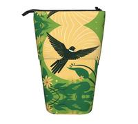 WZYCWB The Flying Bird Printed Retractable Pen Holder Suitable for use as a Simple Cosmetic Bag, Wallet, etc.