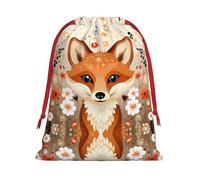 WZYCWB The Fox in the Bush L Printed Gift Bags - Perfect for Weddings, Christmas, and Holidays - S/M/L
