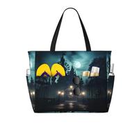 WZYCWB the ghost in the night Beach bag large travel bag gym swimming pool zipper storage bag