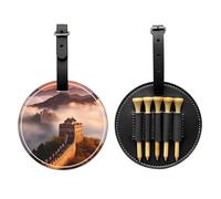 WZYCWB The Great Wall Special Printed Golf tee Storage Bag - Portable Hanging Buckle Design