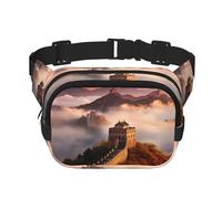 WZYCWB The Great Wall Sports Waist Bag, Trendy and Fashionable Crossbody Bag, Lightweight Travel Small Bag