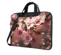 WZYCWB The hard-working bee. 15.6 inch Print Laptop Crossbody Bag/Briefcase, Suitable for Daily Office Use and Business Travel
