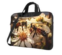WZYCWB The honeybee. 13 inch Print Laptop Crossbody Bag/Briefcase, Suitable for Daily Office Use and Business Travel