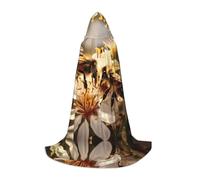 WZYCWB The honeybee. Printed Hooded Cape | Cosplay Costume, Halloween Anime Party Prop - Large