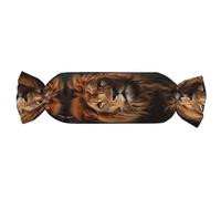 WZYCWB The Lion's Gaze Patterned Cylindrical Pillows are Perfect for Long-haul Flights, naps at The Office, and Relaxation at Home.