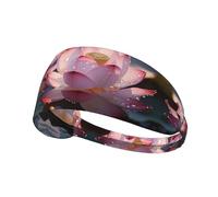 WZYCWB The Lotus in Full Bloom Printed sports headband, sports sweatband, moisture wicking