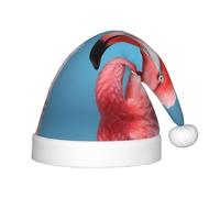 WZYCWB The Mighty Flamingo Patterns Kids' Christmas Party Hats, Soft and Comfortable, Gentle on Skin, Kindergarten Class Party Gifts