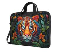 WZYCWB The mighty tiger. 14 inch Print Laptop Crossbody Bag/Briefcase, Suitable for Daily Office Use and Business Travel