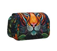 WZYCWB The mighty tiger. Portable Pencil Case ideal for organizing pens in the office or storing makeup brushes