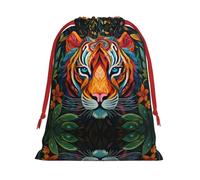 WZYCWB The mighty tiger. S Printed Gift Bags - Perfect for Weddings, Christmas, and Holidays - S/M/L