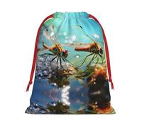 WZYCWB The Quiet Dragonfly L Printed Gift Bags - Perfect for Weddings, Christmas, and Holidays - S/M/L