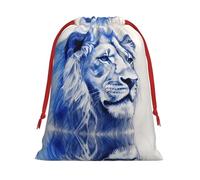 WZYCWB The Silent Lion L Printed Gift Bags - Perfect for Weddings, Christmas, and Holidays - S/M/L