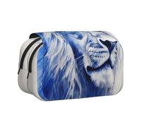 WZYCWB The Silent Lion Portable Pencil Case ideal for organizing pens in the office or storing makeup brushes