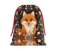 WZYCWB The sitting fox. M Printed Gift Bags - Perfect for Weddings, Christmas, and Holidays - S/M/L