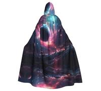 WZYCWB The stars are falling. Patterned Hooded Cape - Ideal Costume for Carnival/Festival Party Cosplay