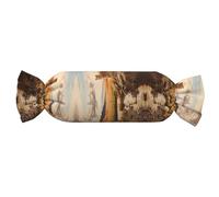 WZYCWB The Tiger is Strong. Candy Cylindrical Pillow Cylindrical Comfort Roll Pillow Travel Neck Pillow Tubular Pillow Suitable for Head Neck and Back Support