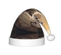 WZYCWB The two cool cats. Patterns Kids' Christmas Party Hats, Soft and Comfortable, Gentle on Skin, Kindergarten Class Party Gifts