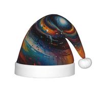 WZYCWB The vortex of art Patterns Fun Christmas Party Hat, Class Party Activity Holiday Christmas Decoration Hat