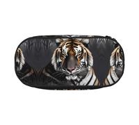 WZYCWB Tiger at Rest Large Capacity Pencil Bag - Multifunctional Storage Box, Portable and Durable Pencil Bag for Office and School Supplies
