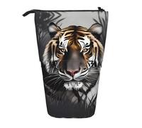 WZYCWB Tiger at Rest Printed Retractable Pen Holder Suitable for use as a Simple Cosmetic Bag, Wallet, etc.