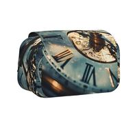 WZYCWB timepieces Printing Portable Pencil Case ideal for organizing pens in the office or storing makeup brushes