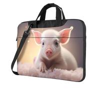 WZYCWB Tiny pet pig 13 inch Print Laptop Crossbody Bag/Briefcase, Suitable for Daily Office Use and Business Travel