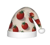 WZYCWB Tomato background Patterned Christmas Party Hat, Children's Class Activity Gift, Christmas Holiday Decoration Prop