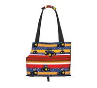 WZYCWB tractor Printed Pet Shoulder Bag - Lightweight, Breathable Travel Small Pet Shoulder Bag