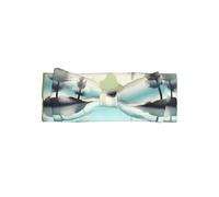 WZYCWB Tranquil Lakes Baby Bow Headband Girls Elastic Bow Hair Accessories Headband Suitable for Babies 0-6 Months Very Meaningful Gift