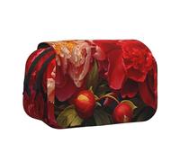 WZYCWB tree peonies Portable Pencil Case ideal for organizing pens in the office or storing makeup brushes