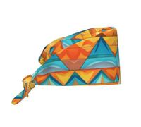 WZYCWB Triangle Building Puzzle Pattern Work hat - Super Sweat-Absorbent and Quick-Drying Fabric + Adjustable Design Black