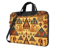 WZYCWB triangular building pattern 15.6 inch Print Laptop Crossbody Bag/Briefcase, Suitable for Daily Office Use and Business Travel