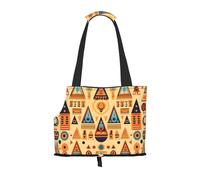 WZYCWB Triangular Tower Symbol Printed Pet Shoulder Bag - Lightweight, Breathable Travel Small Pet Shoulder Bag