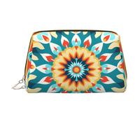 WZYCWB Trompe L'Oeil Printed Leather Cosmetic Bag - Stylish and Portable Cosmetic Storage Bag